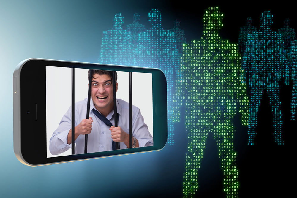 Man Trapped in Mobile Screen | Happiness 2.0