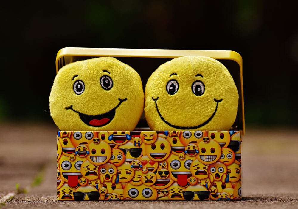 Smiles in the Box represents How to Be happy | Happiness 2.0
