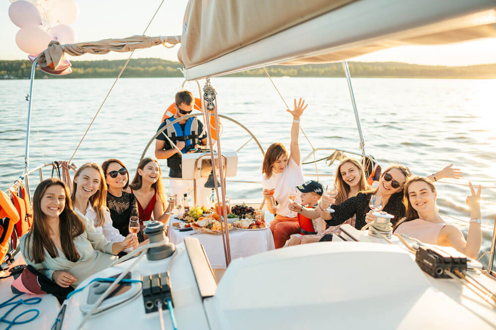 Group of Women on Boat Creating Happy Memories | Happiness 2.0